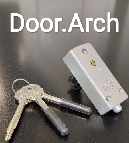 قفل درب آلومینیوم تک لنگه