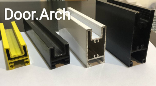 فریم آلومینیوم درب شیشه سکوریت