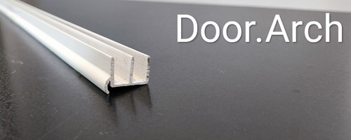 شیشه خور دوراهی ویترین لبه دار