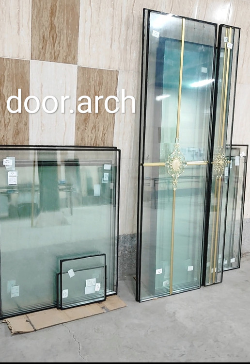 شیشه دوجداره ساده+ساده متر مربع گاز آرکون وسیلکون